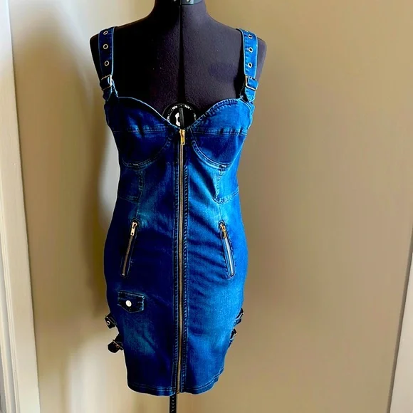 Fashion Nova | Dresses | Denim Fashion Nova Summer Dress | Poshmark